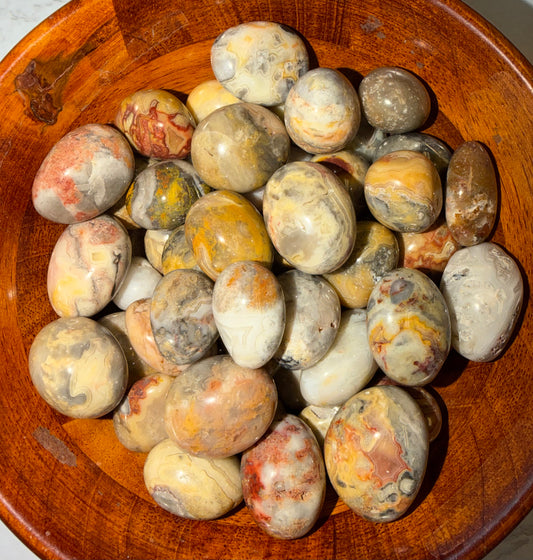 Crazy Lace Agate Tumble