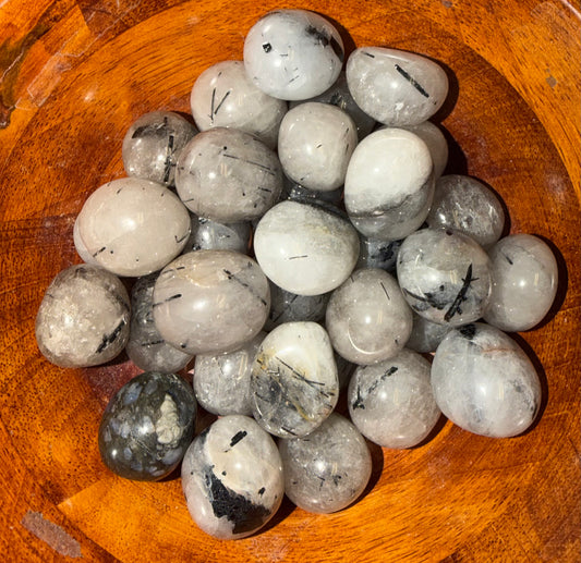 Tourmalinated Quartz Tumble