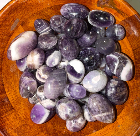 Chevron Amethyst Tumble