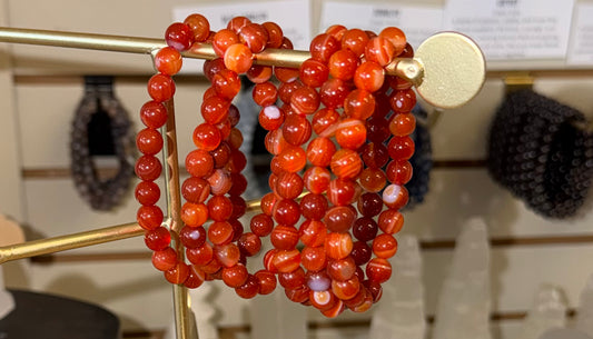 Carnelian Gemstone Bracelet