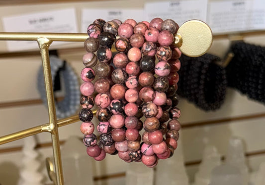 Rhodonite Gemstone Bracelet