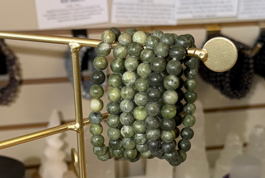 Green Jade Gemstone Bracelet