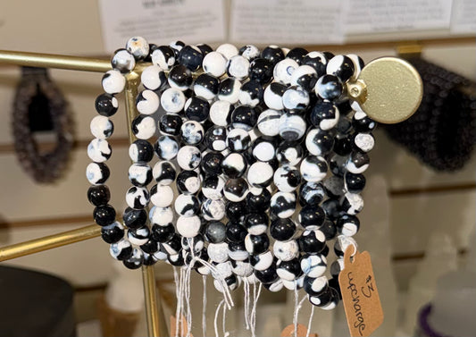 Orca Agate Gemstone Bracelet